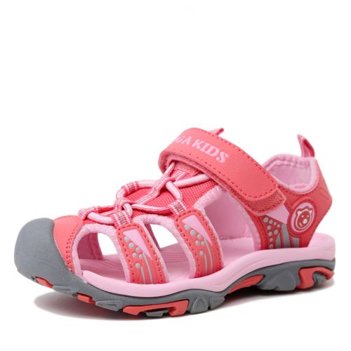  Bigcount Boys Girls Outdoor Sport Closed-Toe Sandals Kids Breathable Mesh Water Athletic Sandals Shoes