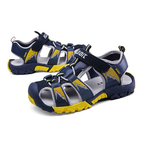  Bigcount Boys Girls Outdoor Sport Closed-Toe Sandals Kids Breathable Mesh Water Athletic Sandals Shoes