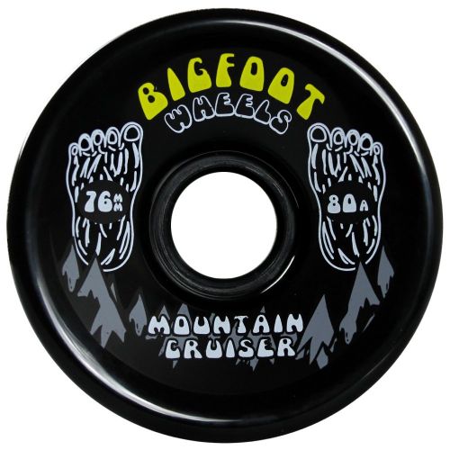  Bigfoot Longboard Wheels 76mm 80A SHR Mountain Cruisers