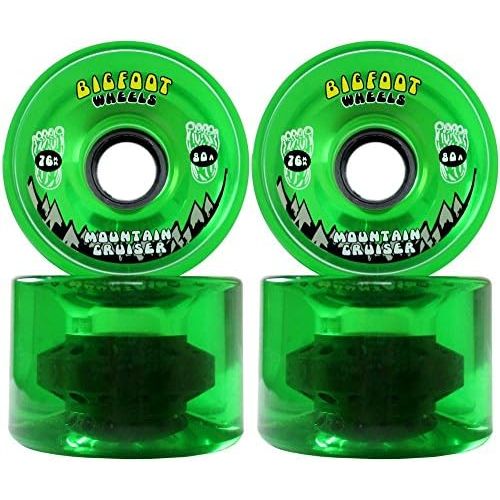  Bigfoot Longboard Wheels 76mm 80A SHR Mountain Cruisers