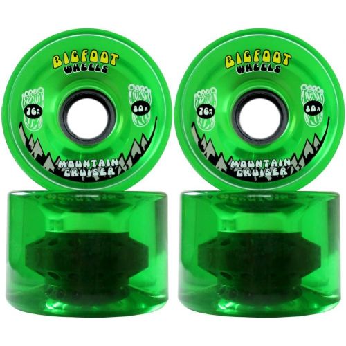  Bigfoot Longboard Wheels 76mm 80A SHR Mountain Cruisers