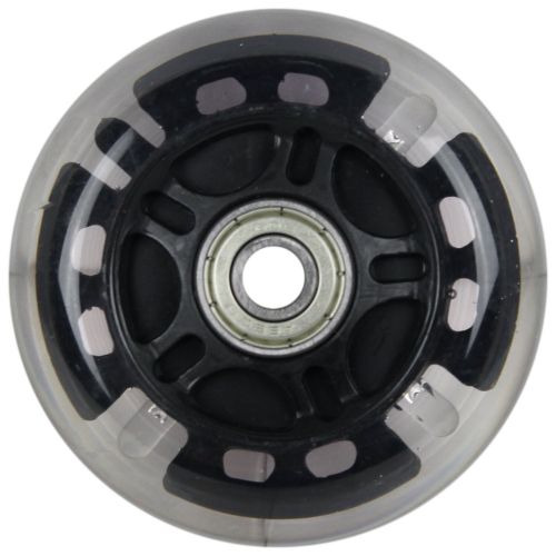  Bigfoot Wheels LED Inline Wheels 76mm 82a Skate Rollerblade Light UP 8-Pack w/ABEC 9 Bearings