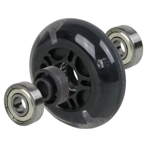  Bigfoot Wheels LED Inline Wheels 76mm 82a Skate Rollerblade Light UP 8-Pack w/ABEC 9 Bearings