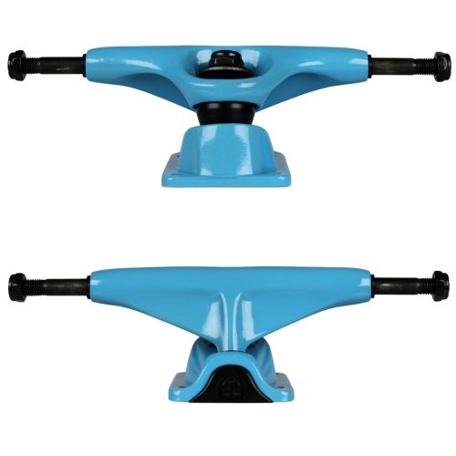  Bigfoot Wheels Tensor Skateboard Trucks Aluminum Slider Blue 5.0 55mm 83A Blue Wheels, Bearings