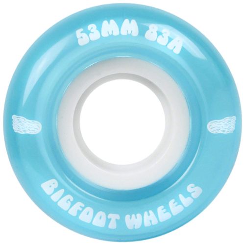  Bigfoot Wheels Bigfoot Skateboard Wheels 83A Soft Street Cruiser Filmer with Ceramic Bearings