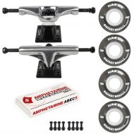 Bigfoot Wheels Skateboard Cruiser Trucks and Wheels Package 83A Soft Wheels - ABEC 5 Bearings