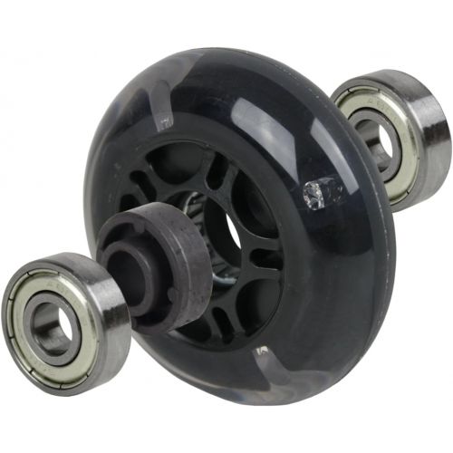  Bigfoot Wheels LED Inline Wheels 76mm 82a Skate Roller Blade Light UP 4-Pack w/ ABEC 9 Bearings