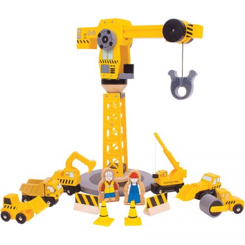  Bigjigs Toys Big Crane Construction Set