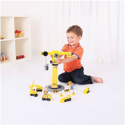  Bigjigs Toys Big Crane Construction Set