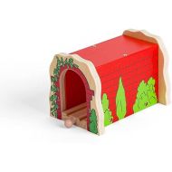 Bigjigs Rail Wooden Red Brick Tunnel - Other Major Rail Brands are Compatible