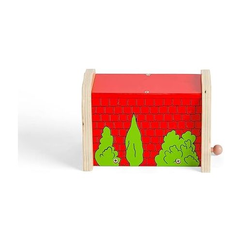  Bigjigs Rail Wooden Red Brick Tunnel - Other Major Rail Brands are Compatible