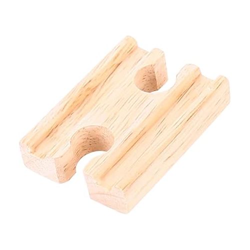  Bigjigs Rail Mini Track (Pack of 8) - Other Major Wooden Rail Brands are Compatible