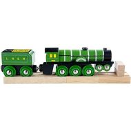 Bigjigs Rail Flying Scotsman Toy Train - Compatible with Most Major Wooden Railway & Train Set Brands, Replica Bigjigs Trains, Bigjigs Train Accessories