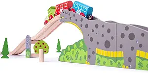 Bigjigs Rail, Bronto Riser Train Toy, Wooden Toys, Dinosaur Toys, Bigjigs Train Accessories, Dinosaur Track, Wooden Train Sets, Trains for Kids