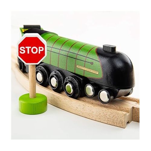  Bigjigs Rail Dwight D. Eisenhower 60008 Train - Wooden Train Replica