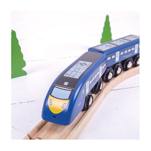  Bigjigs Rail High Speed One Train - Other Major Rail Brands are Compatible