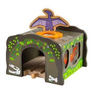 Bigjigs Rail Wooden T-Rex Tunnel - Other Major Wood Rail Brands are Compatible