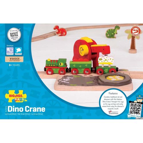  Bigjigs Rail Dino Crane