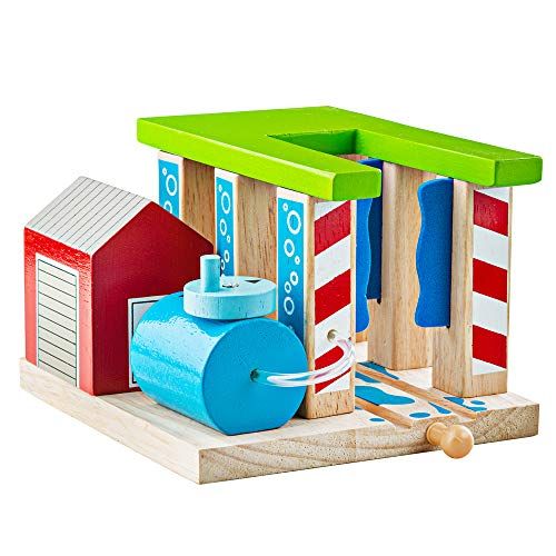  Bigjigs Rail Wooden Train Washer - Other Major Wooden Rail Brands are Compatible