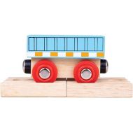 Bigjigs Rail Wooden Blue Wagon - Other Major Wood Rail Brands are Compatible