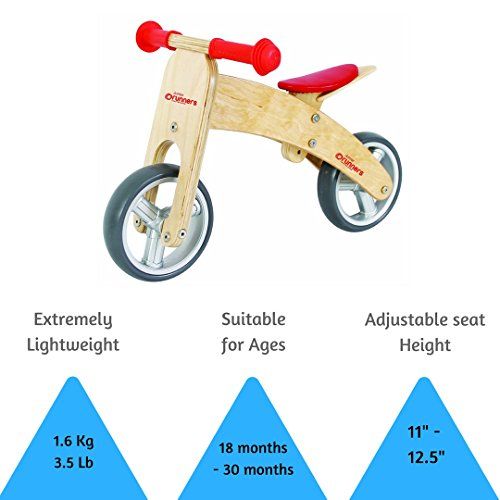  Bike Runners Runners-Bike Junior Wooden Balance Bike