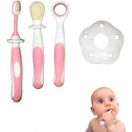 [아마존베스트]Bilibaby 3Pcs/Set Baby Tongue Cleaner/Scraper Newborn+Soft Bristle Toothbrush+Silicone...