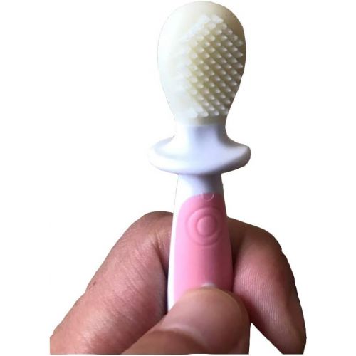  [아마존베스트]Bilibaby 3Pcs/Set Baby Tongue Cleaner/Scraper Newborn+Soft Bristle Toothbrush+Silicone...