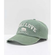 BILLABONG Billabong Pitstop Cali Love Green Strapback Hat