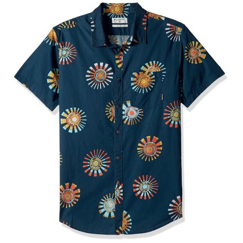 빌라봉 Billabong Mens Sunday Floral Short Sleeve Shirt