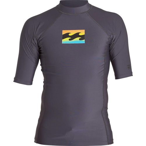 빌라봉 Billabong Mens All Day Wave Performance Short Sleeve Rashguard