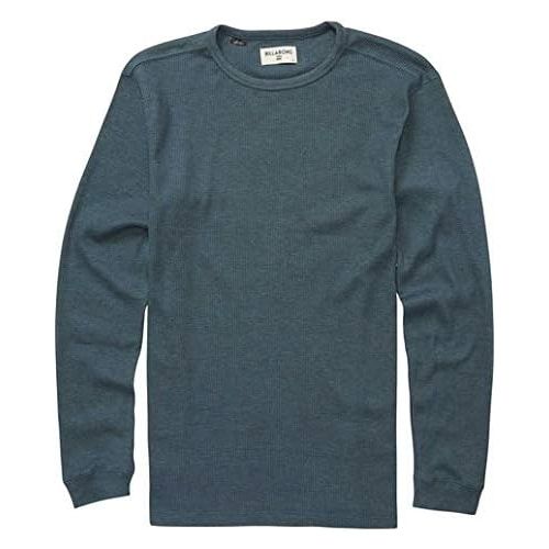 빌라봉 Billabong Mens Essential Thermal Long Sleeve T-Shirt Dark Slate Heather Medium: Clothing