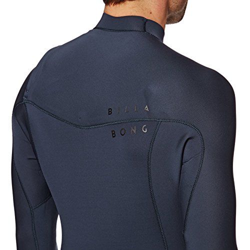 빌라봉 Billabong Revolution 2MM Chest Zip Long Sleeve Shorty Wetsuit Slate Easy Stretch Thermal Lining