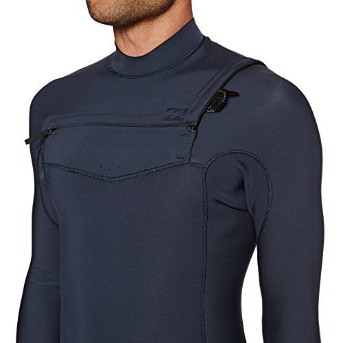 빌라봉 Billabong Revolution 2MM Chest Zip Long Sleeve Shorty Wetsuit Slate Easy Stretch Thermal Lining