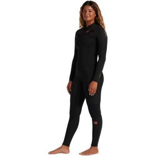 빌라봉 Billabong Womens 4/3 Synergy Chest Zip Full Wetsuit