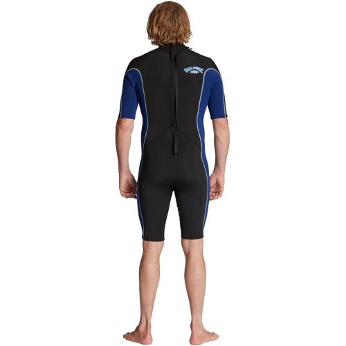 빌라봉 Billabong Mens 2/2mm Absolute Backzip Short Sleeve Springsuit