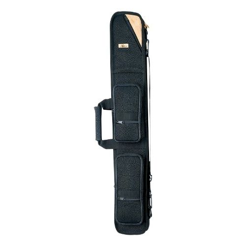  Action 2 Butt  4 Shaft Textured Soft Cue Case - Black