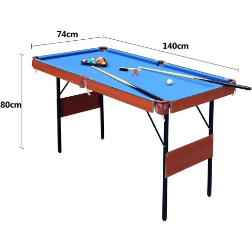  HLC 55 Folding Space Saver Pool Billiard Table