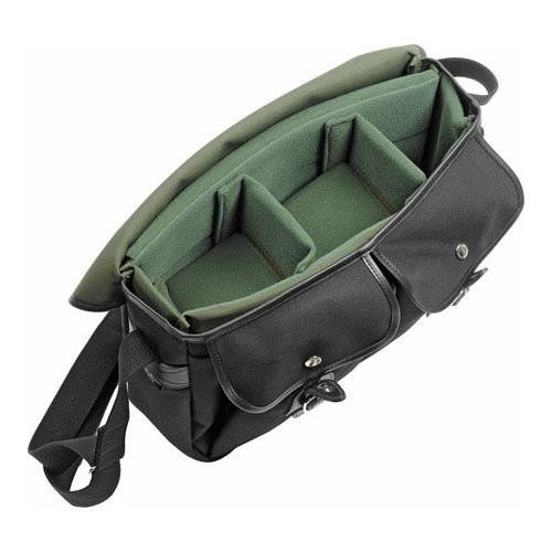  Billingham Hadley Pro Shoulder Bag (Black with Tan Leather Trim)