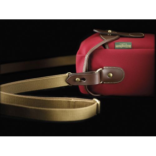  Billingham 72 Small Camera Bag (Burgundy Canvas/Chocolate Leather)