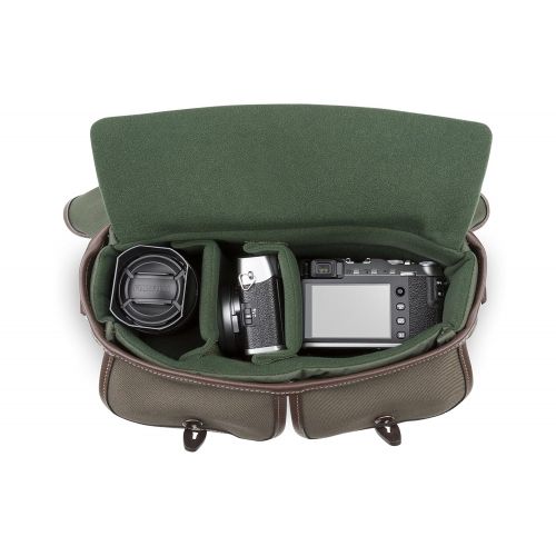  Billingham Hadley Small Pro Camera Bag (Sage FibreNyte/Chocolate Leather)