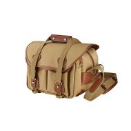 Billingham 225 Canvas Camera Bag with Tan Leather Trim - Khaki