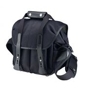 Billingham 107 Black Fibrenyte Camera Bag with Black Leather Trim