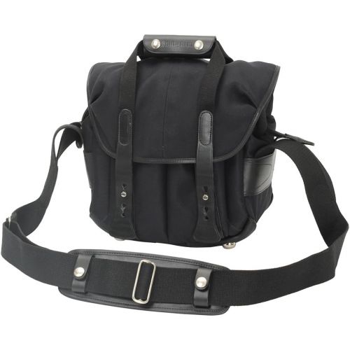  Billingham 107 Black Fibrenyte Camera Bag with Black Leather Trim