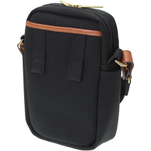  Billingham Airline Stowaway Camera and Travel Pouch (Black Canvas/Tan Leather)