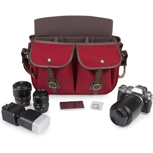  Billingham Hadley Pro 2020 Camera Bag (Burgundy Canvas/Chocolate Leather)