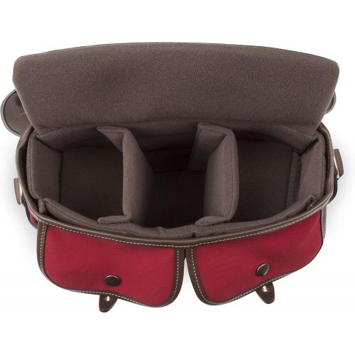  Billingham Hadley Small Pro Camera Bag (Burgundy Canvas/Chocolate Leather)