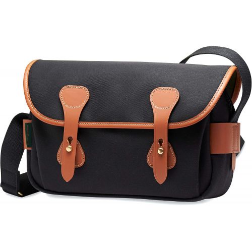  Billingham S3 Shoulder Bag (Black Canvas/Tan Leather)