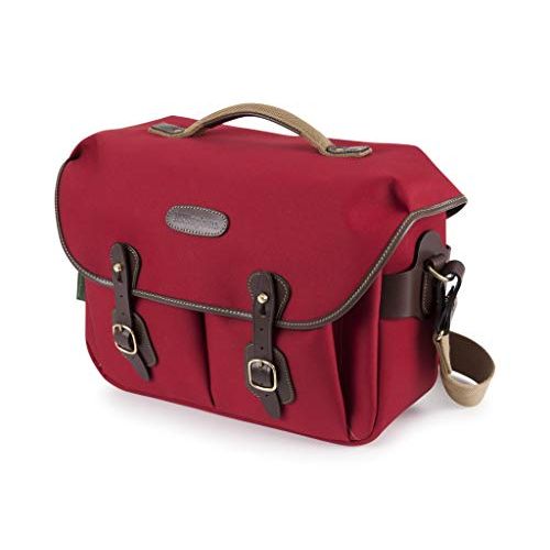  Billingham Hadley One Camera/Laptop Bag (Burgundy Canvas/Chocolate Leather)