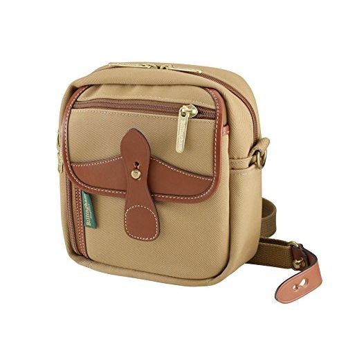  Billingham Pola Khaki Bag with Tan Leather Trim