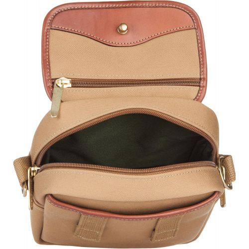  Billingham Pola Khaki Bag with Tan Leather Trim